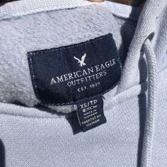 American Eagle Outfitters light blue hoodie. - Picture 6 of 6